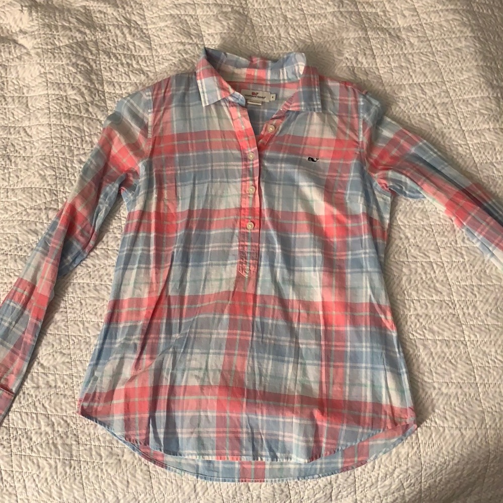 Vineyard vines tunic button down